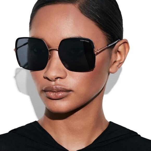 New, TOM FORD Raphaela Sunglasses TF1006 02A Authentic - Picture 3 of 12